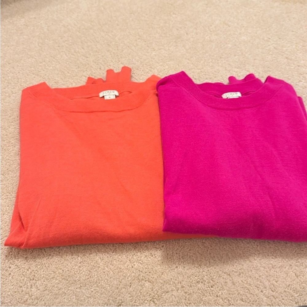 Pair of J Crew sweaters